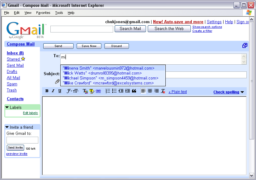 gmail ajax example 1